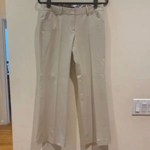 Beige Elie Tahari Wide Leg Trouser Pants [Size 6]
